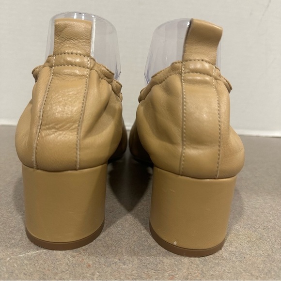 Everlane The Day Heel Taupe Round Toe Block Heel Size 9 - Picture 8 of 11